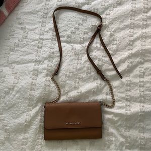 Brown Michael Kors Wallet/Crossbody